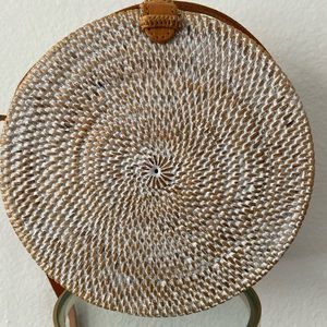 Circular BRAND NEW rattan bag